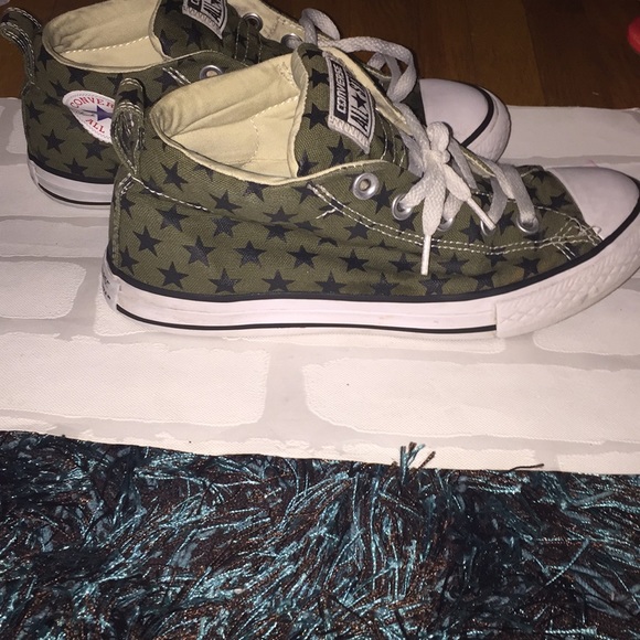 Converse Other - Cute converse all stars. Olive green and black!